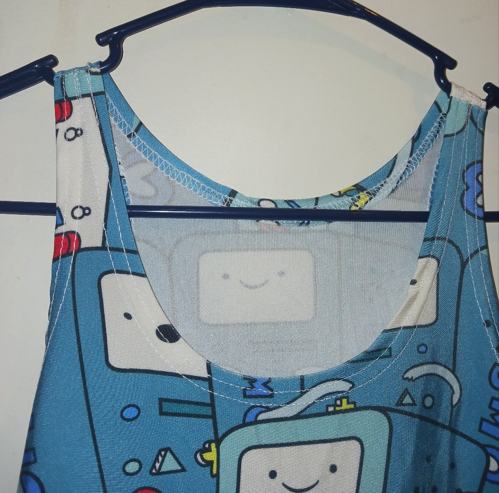 Adventure Time Bmo Print Dress